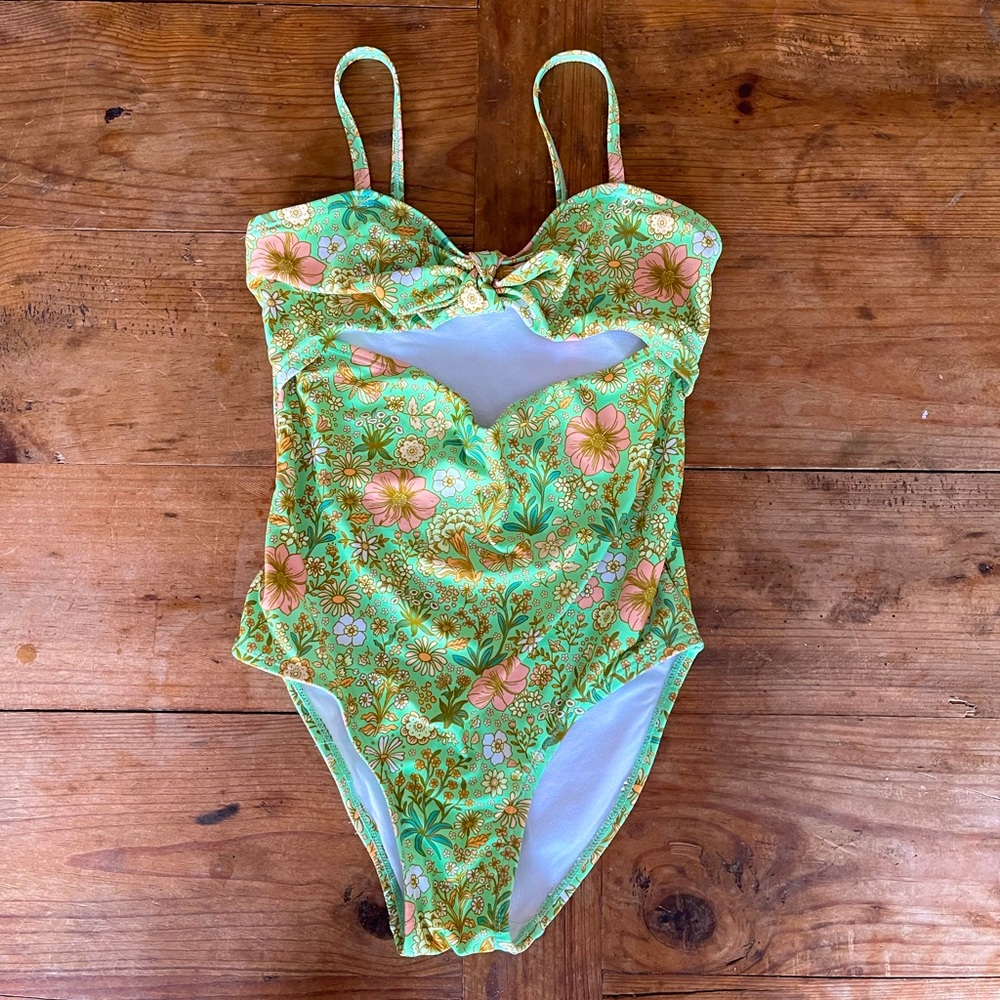 Cotton On Kids Cut Out Swim Suit